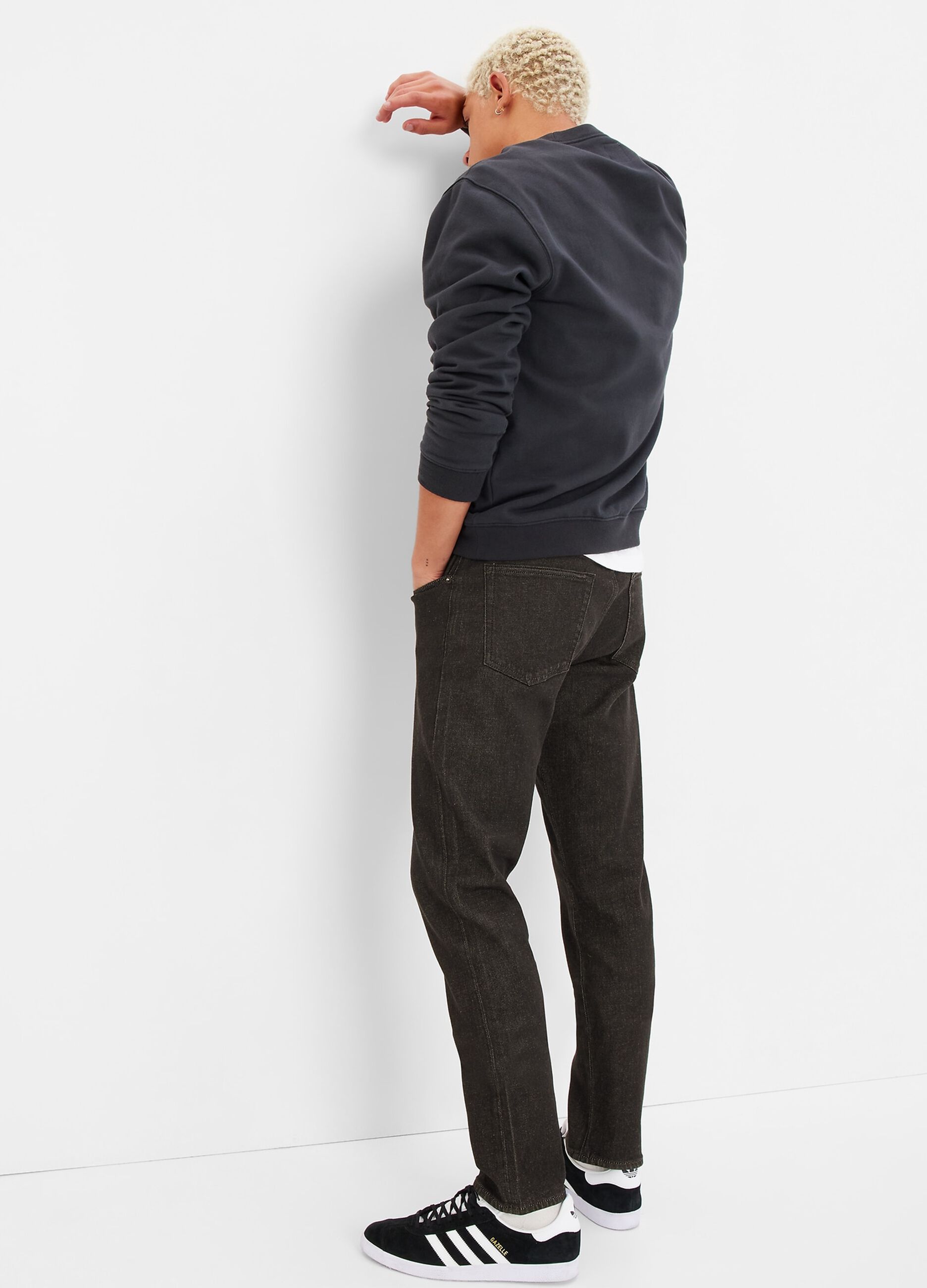 Slim-fit jeans in stretch cotton and Lyocell_1