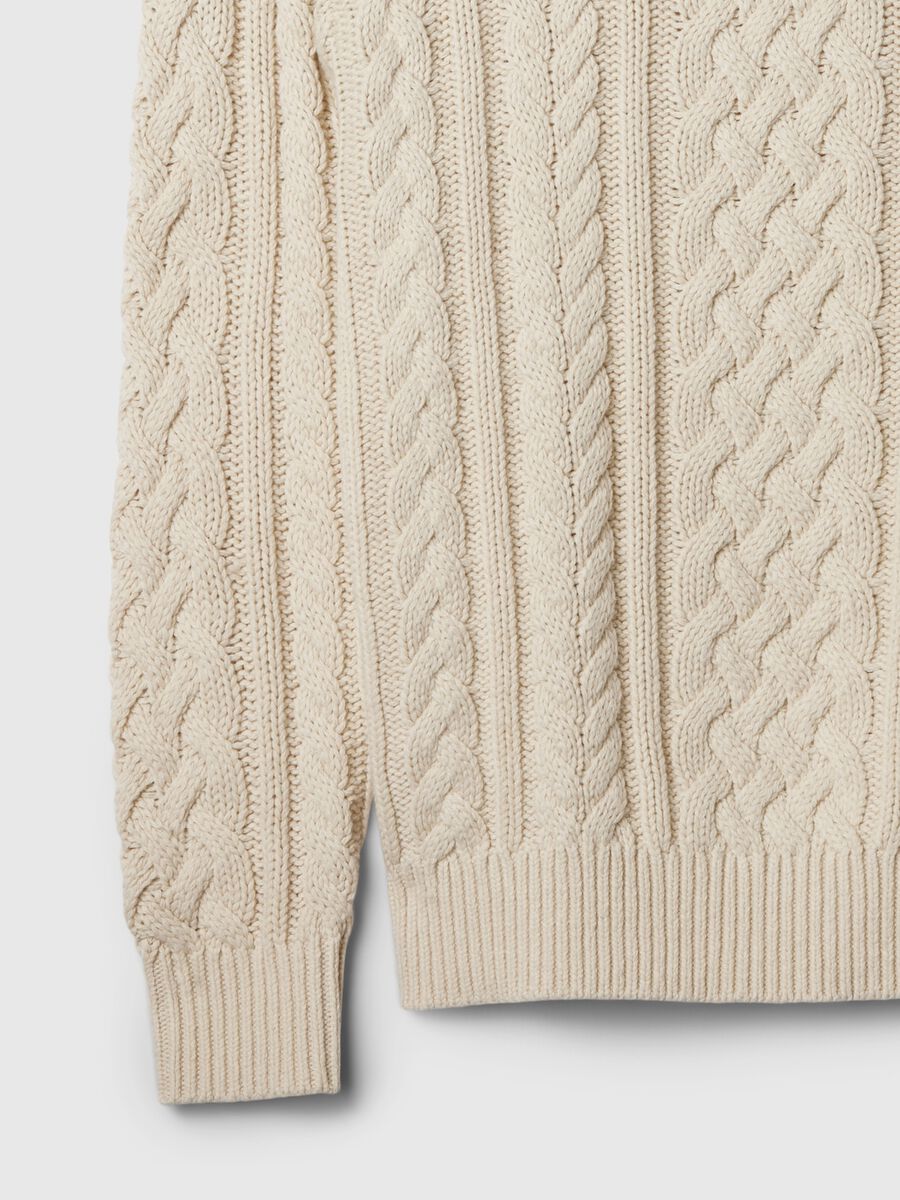 Pullover con lavorazione a trecce Uomo_4