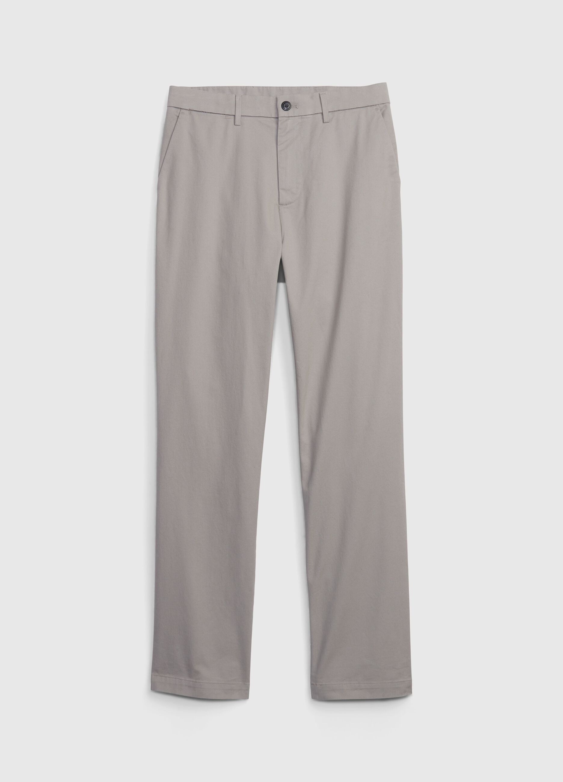 Pantaloni chino in cotone stretch