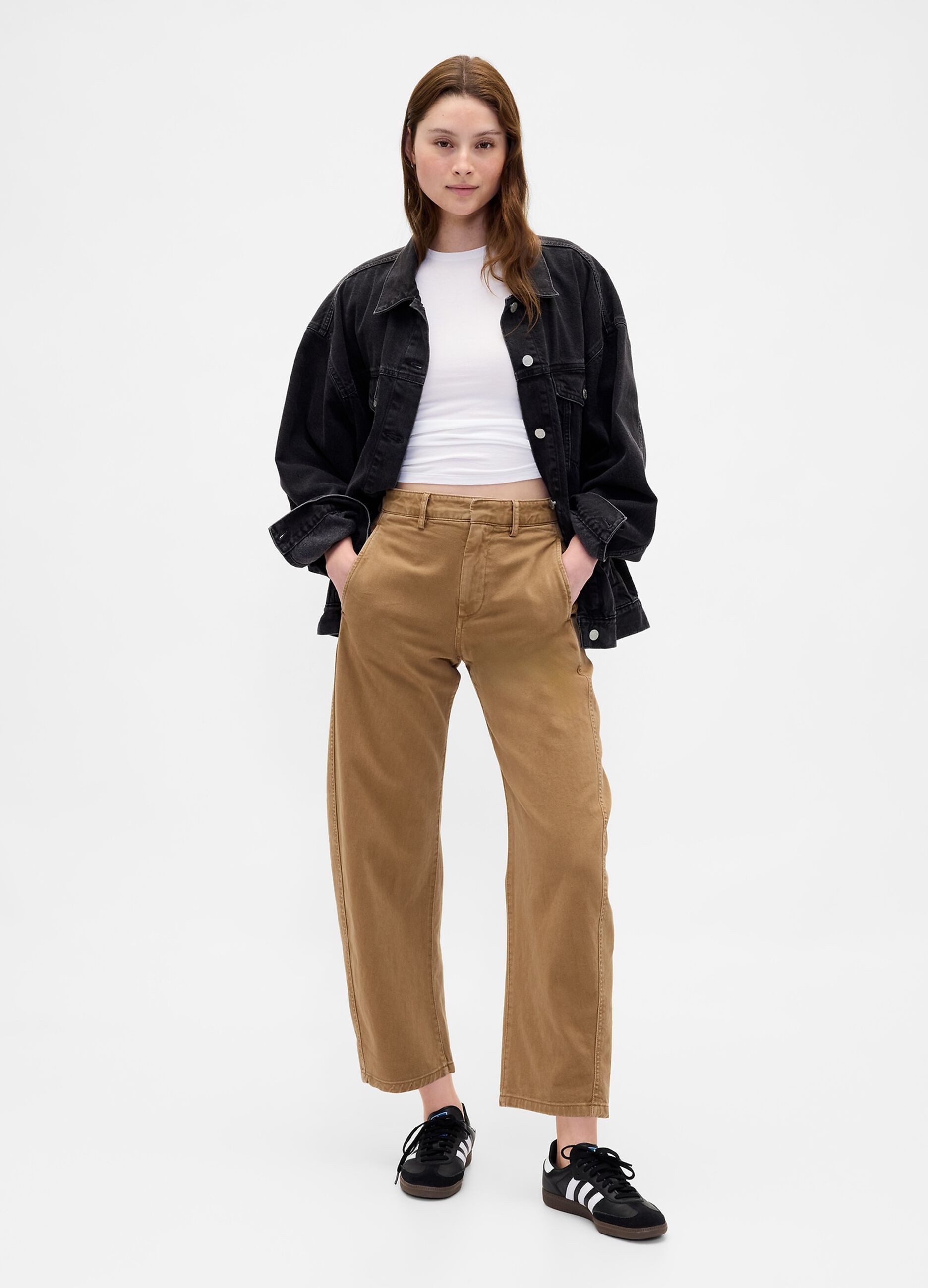 Brown Cotton Trousers