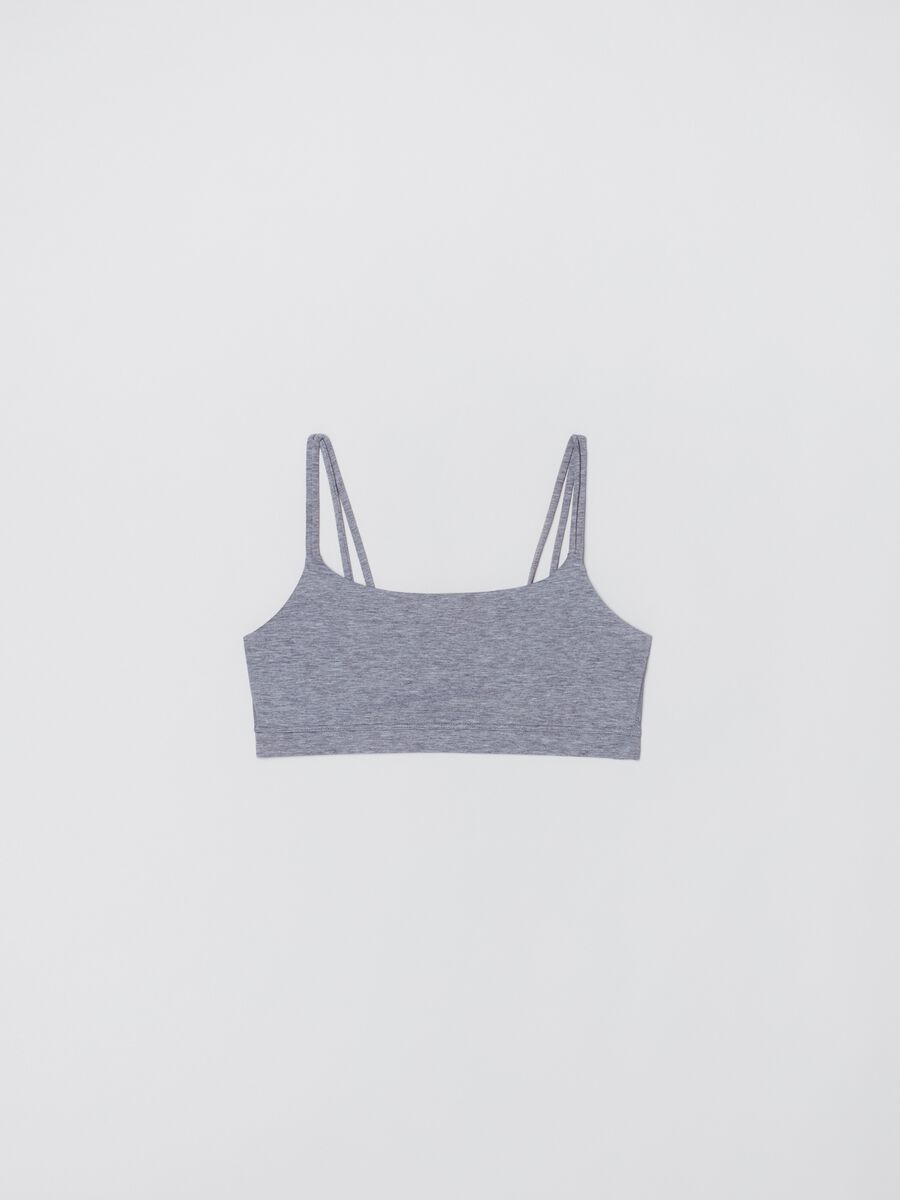 Sports bra with double straps Woman_1