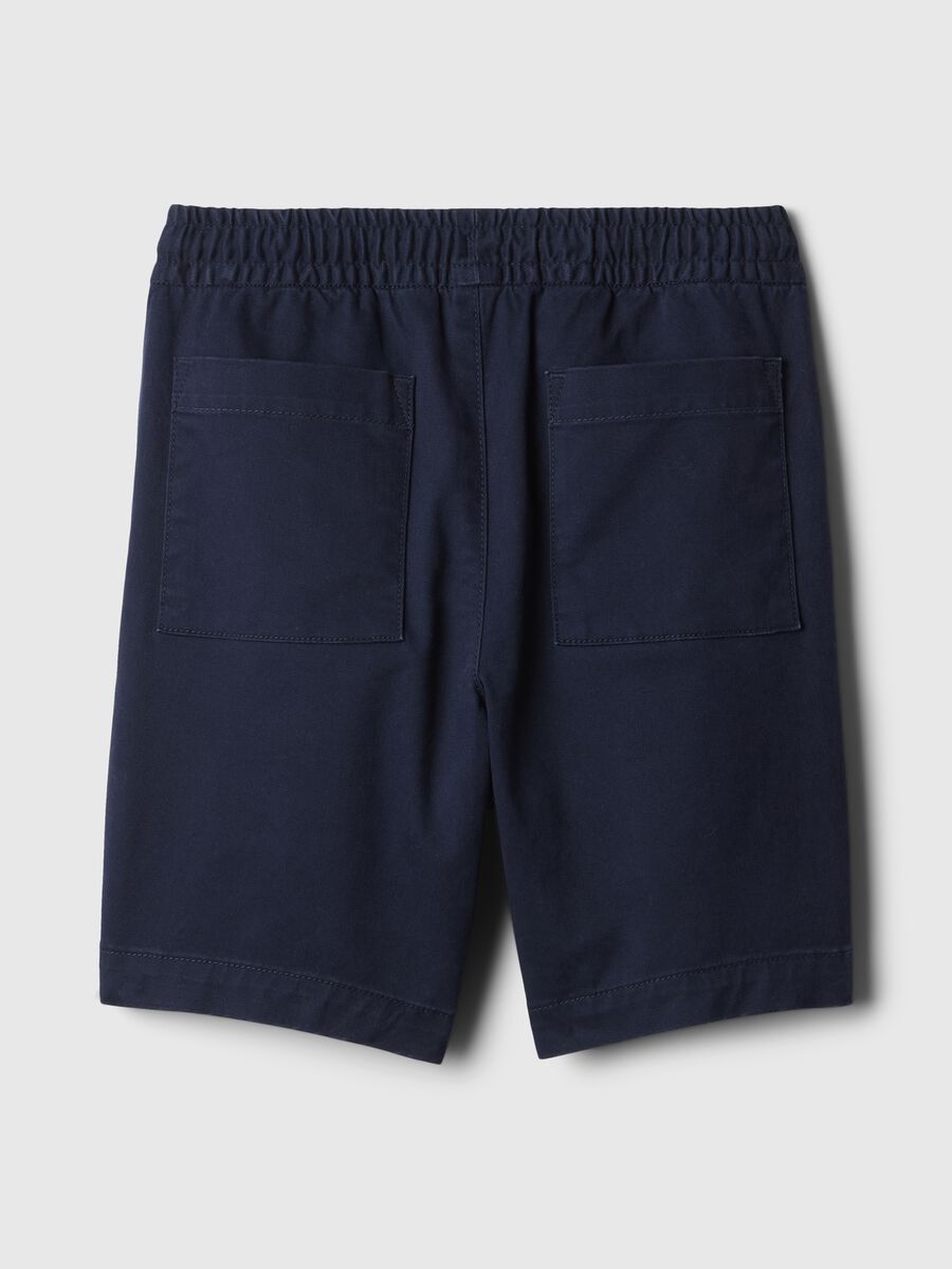 Bermuda in twill con coulisse Bambino_4