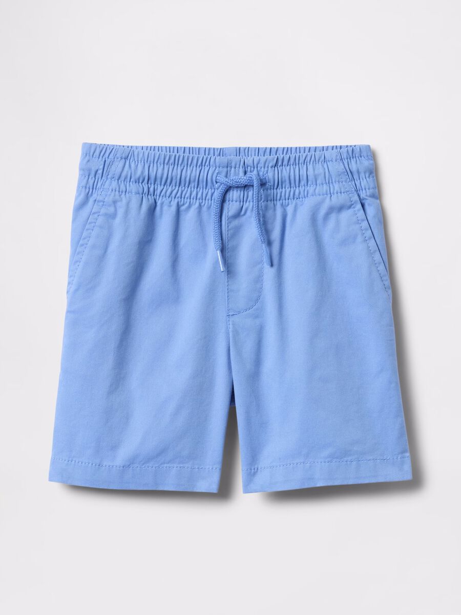 Shorts azzurri elasticizzati GAP Kids Bimbo_0