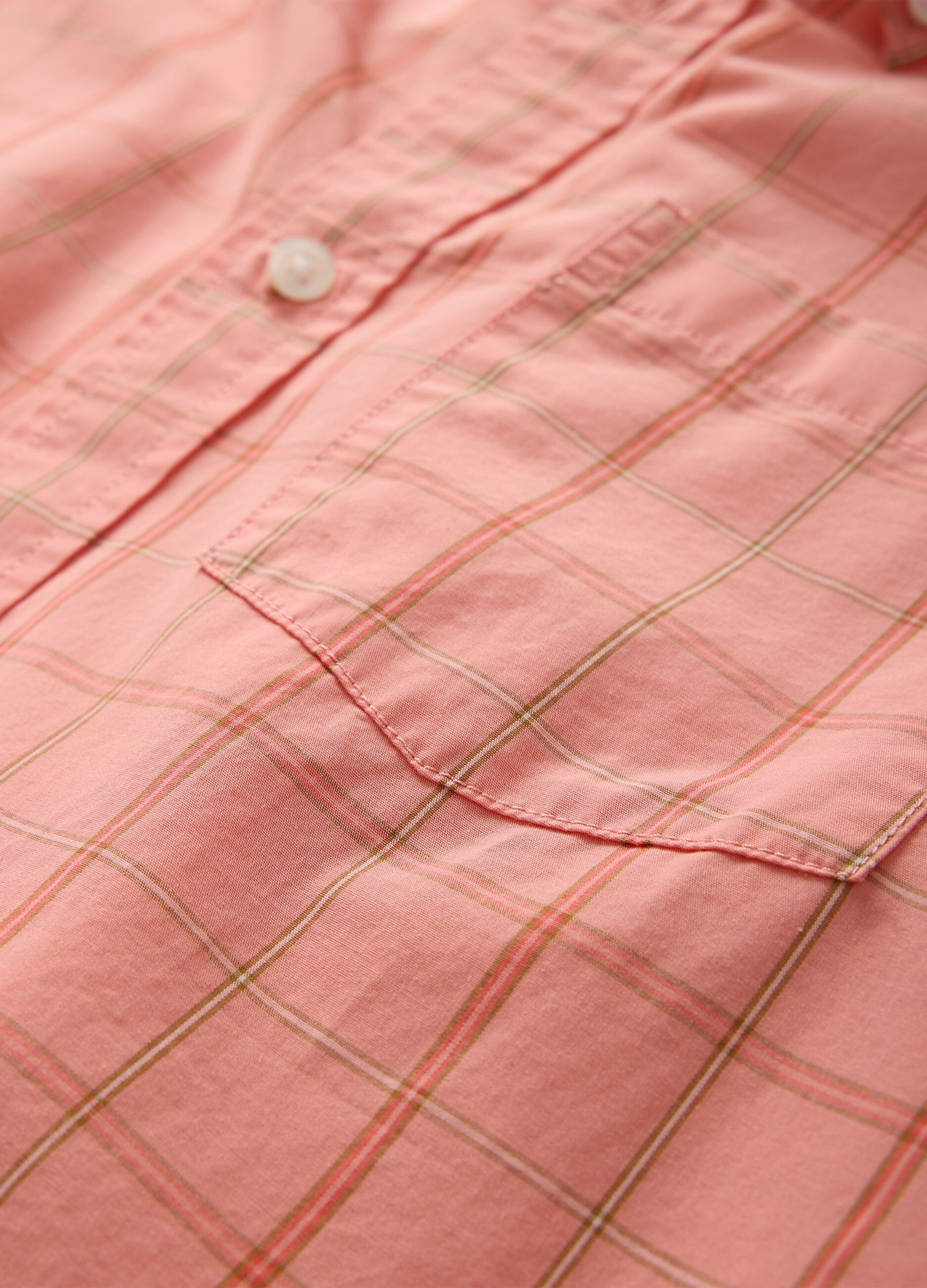Camicia a quadri rosa in cotone_4