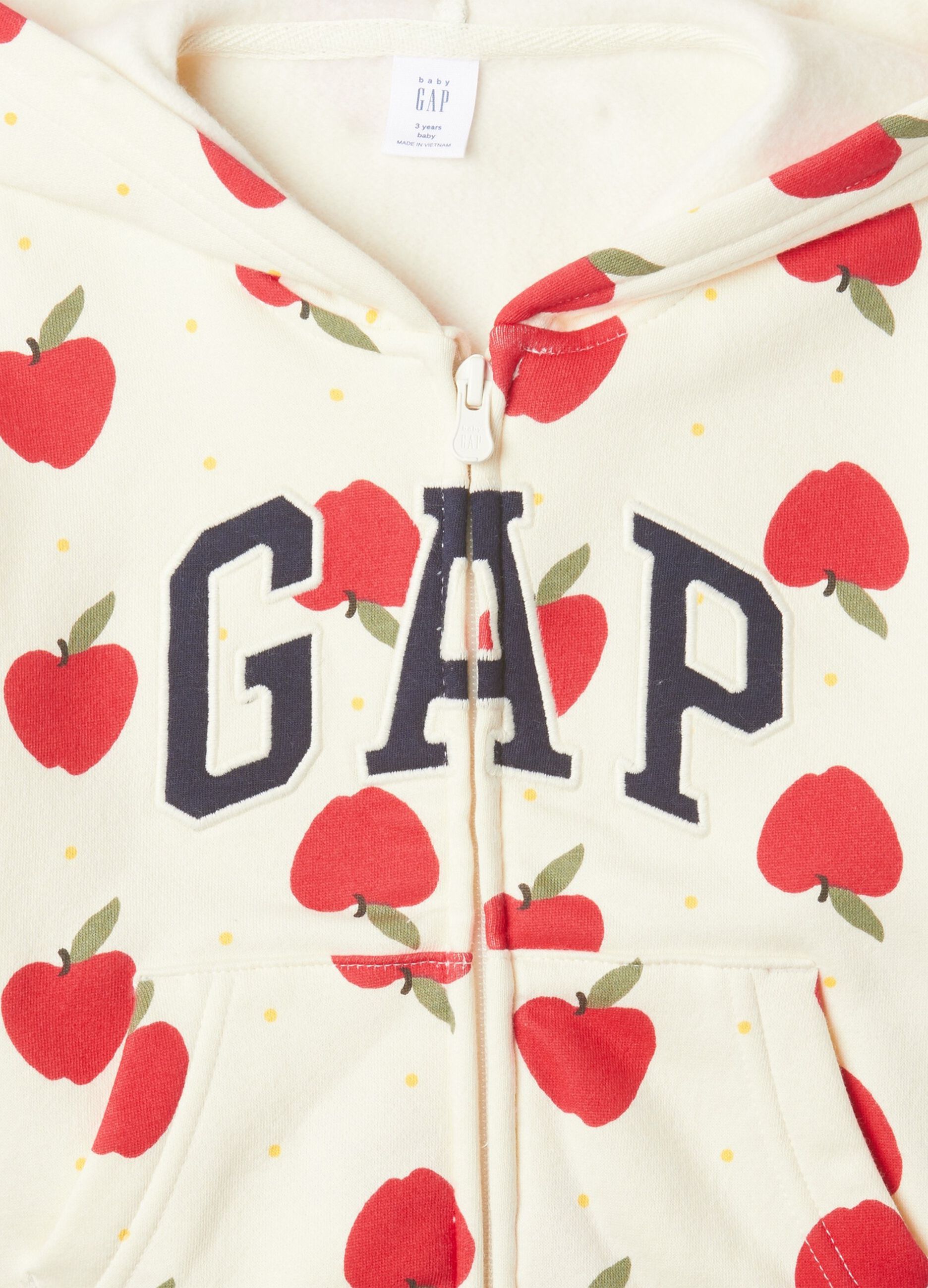 Full-zip con cappuccio con stampa e ricamo logo_2