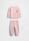 Set rosa per neonato in misto cotone_0