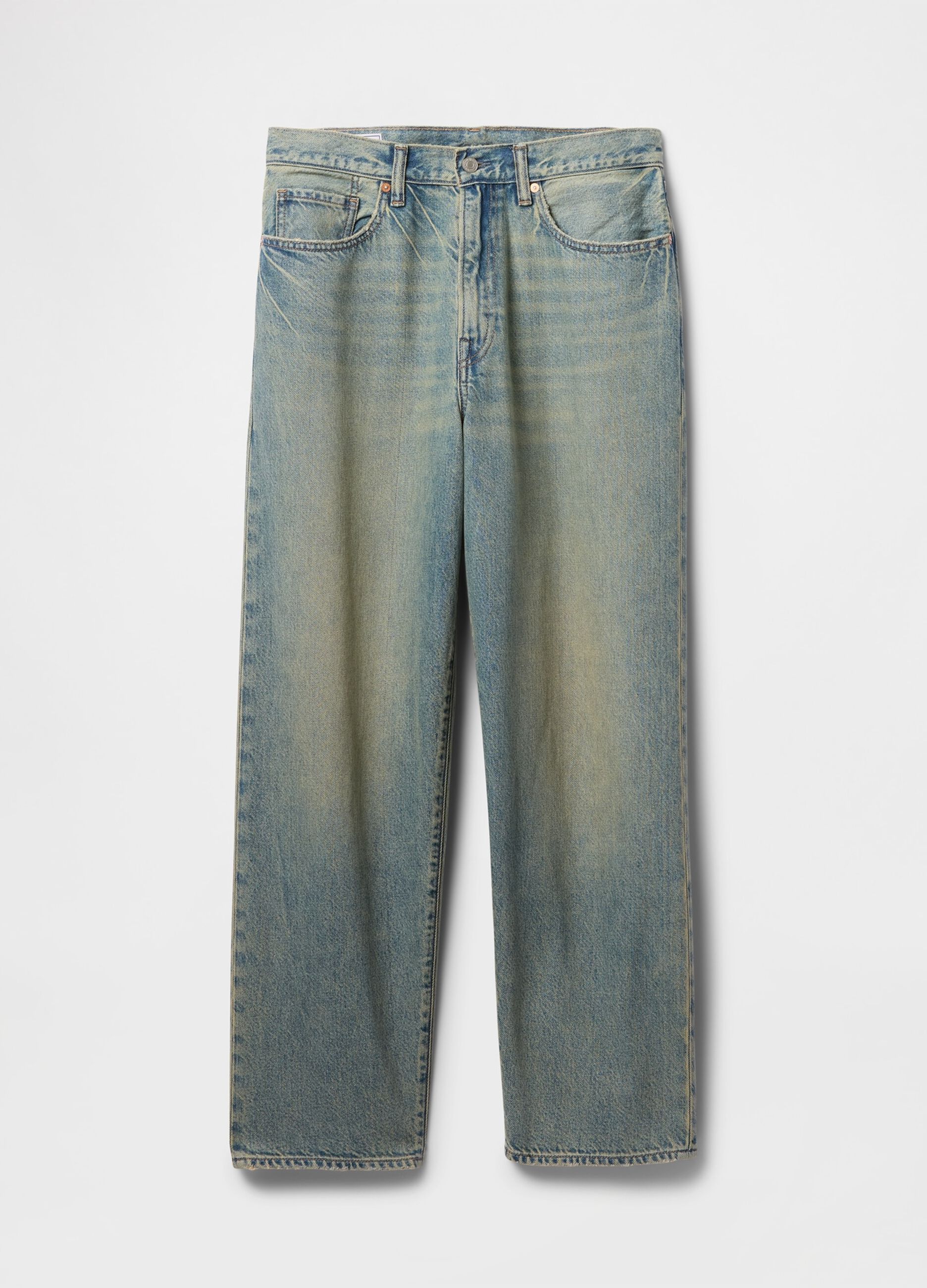 Jeans baggy in denim a cinque tasche Gap_5