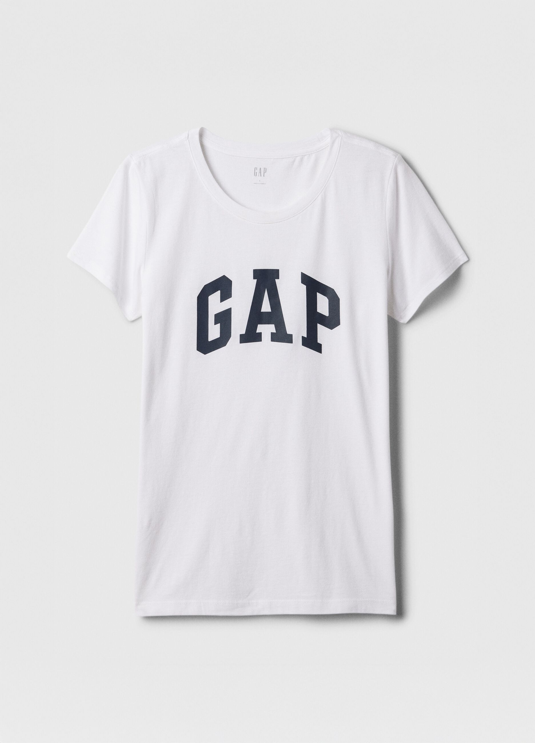 T-shirt bianca con logo GAP_3