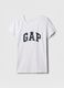 T-shirt bianca con logo GAP_3