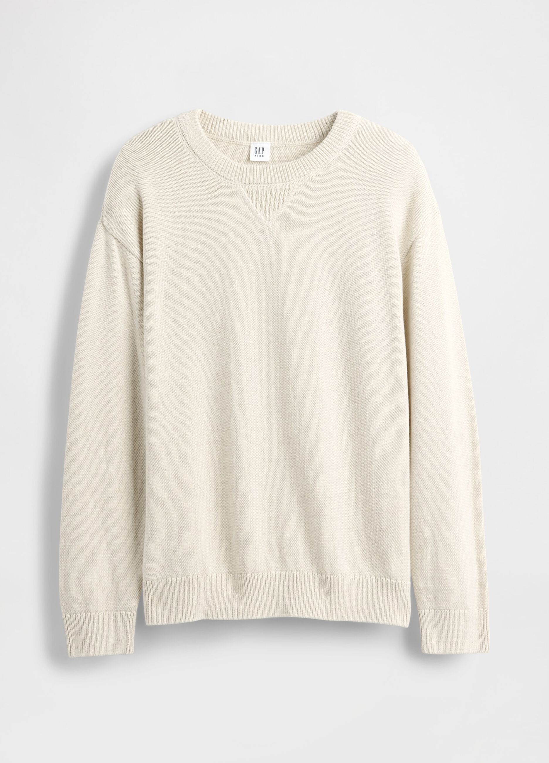 Maglione beige in cotone_3