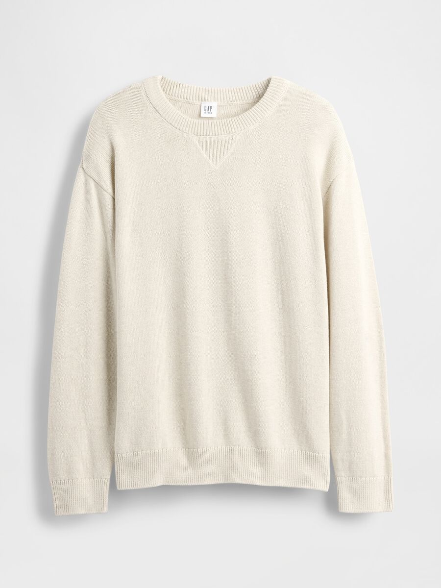 Maglione beige in cotone Bambino_3