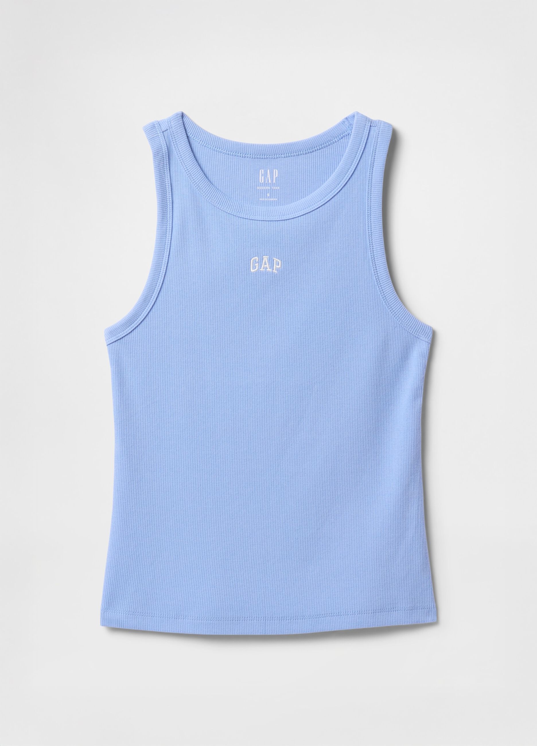 Top senza maniche azzurro GAP_3