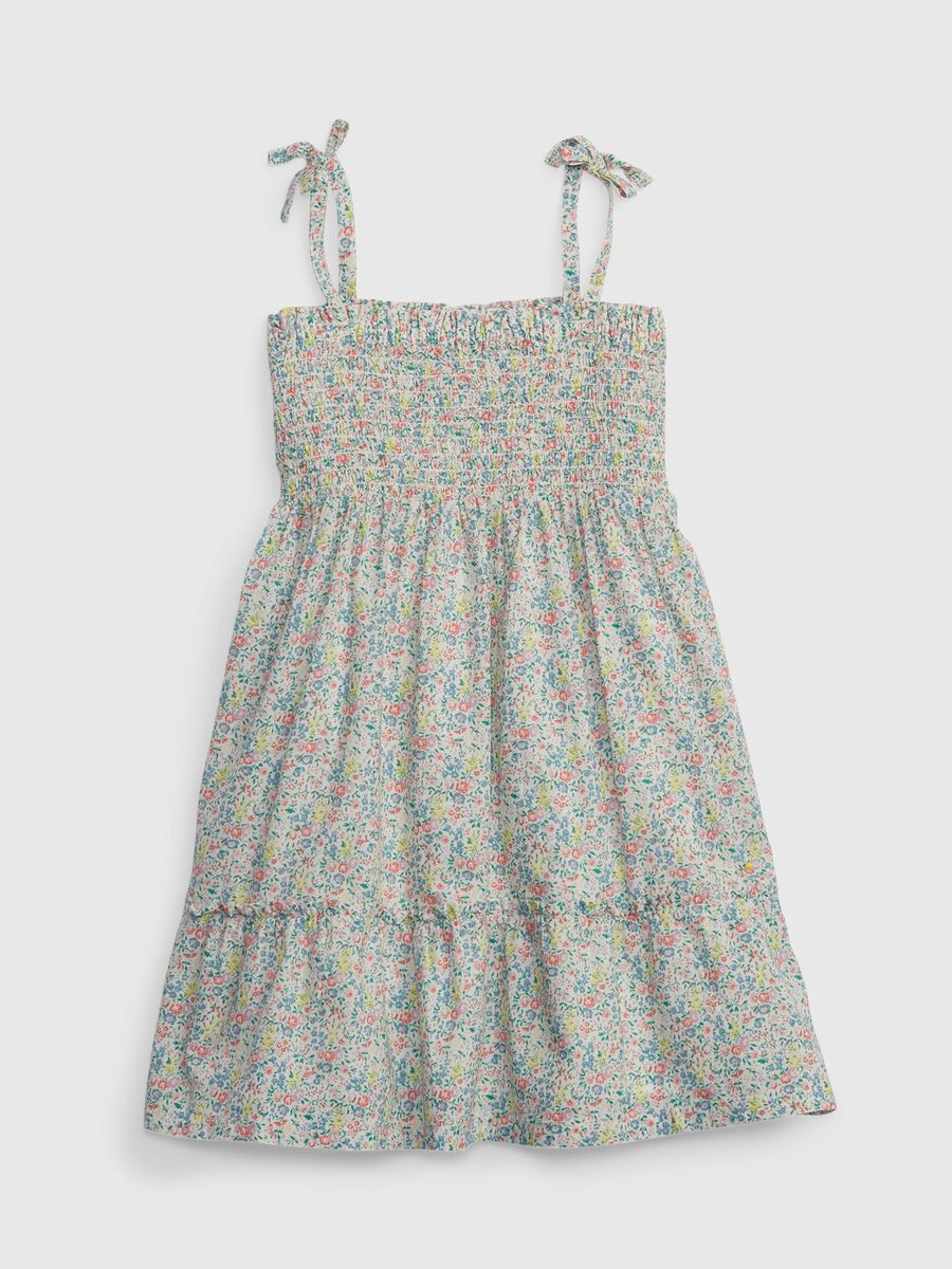 Cotton dress with ditsy print Toddler Girl_0
