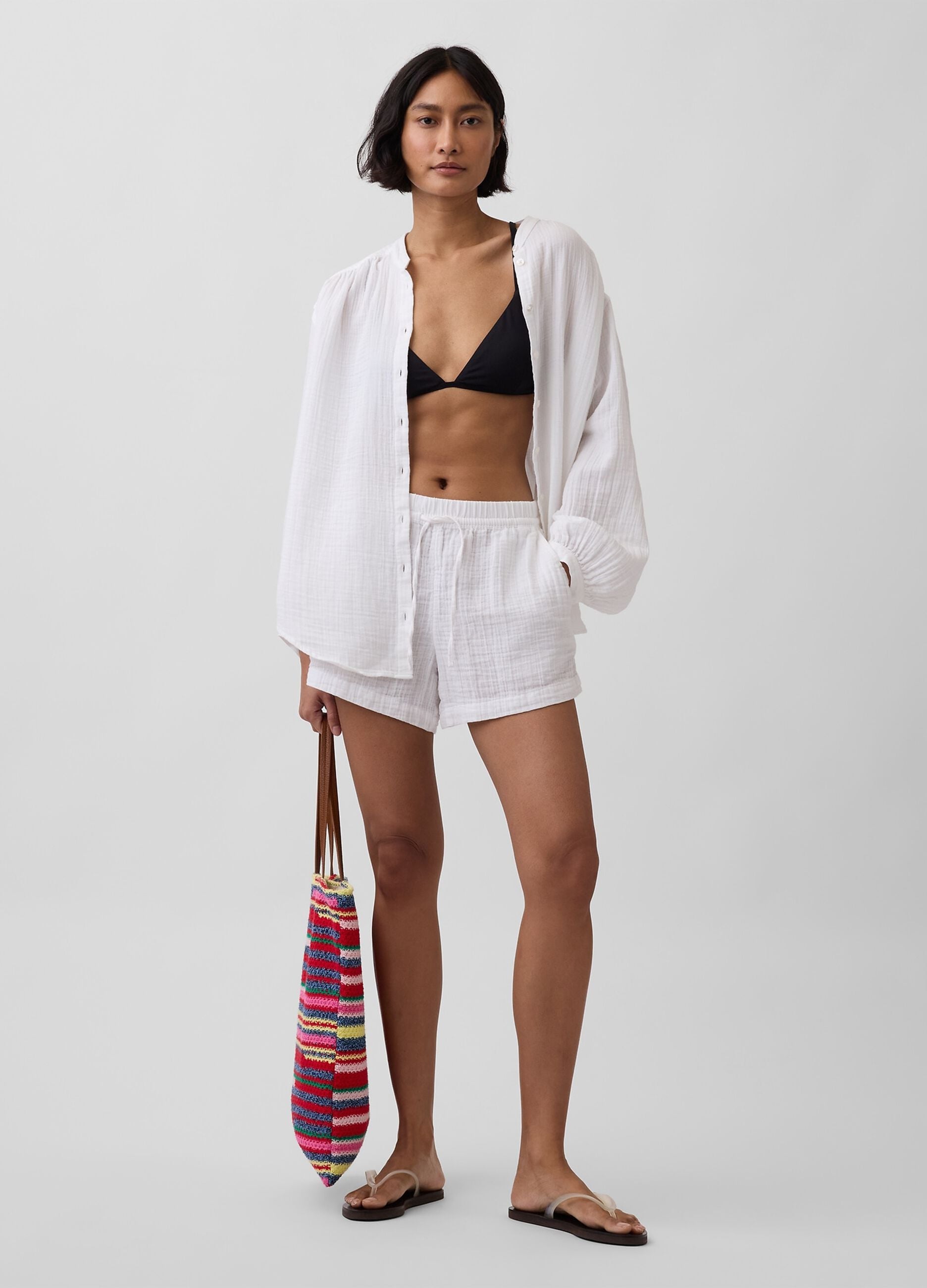 Shorts in puro cotone
