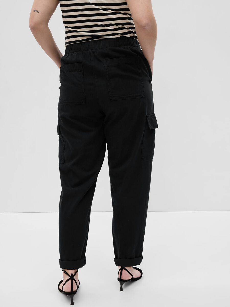 Joggers cargo in twill Donna_4