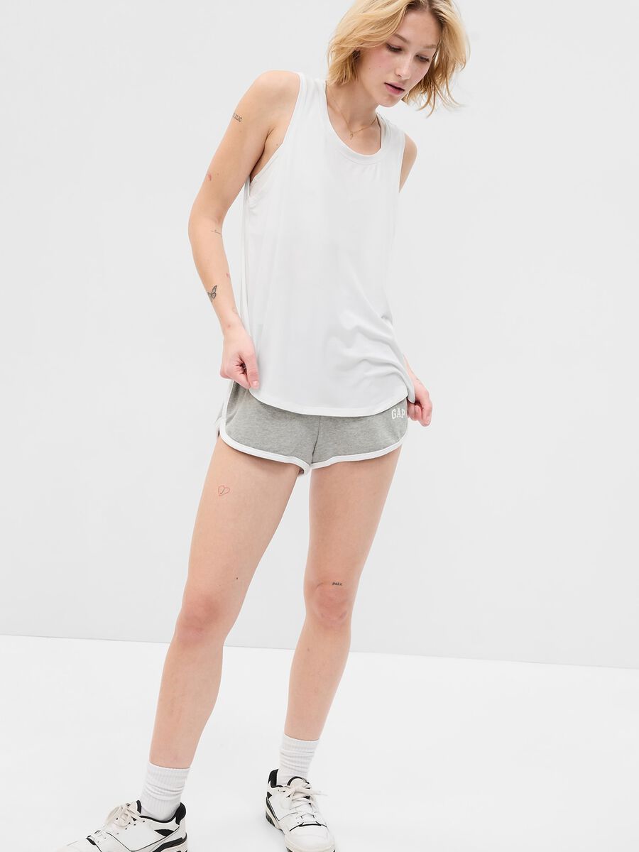 Tank top stretch girocollo Donna_0
