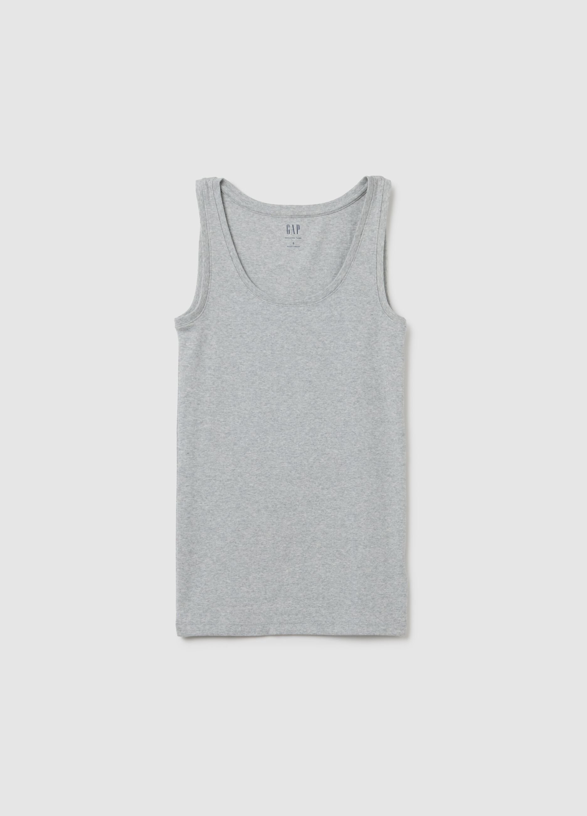 Stretch modal and cotton tank top_2