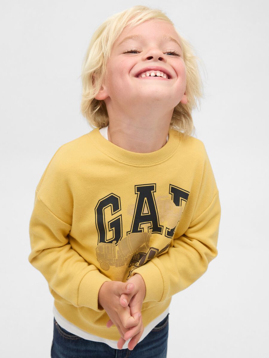 Yellow kids' sweatshirt Baby Boy_0