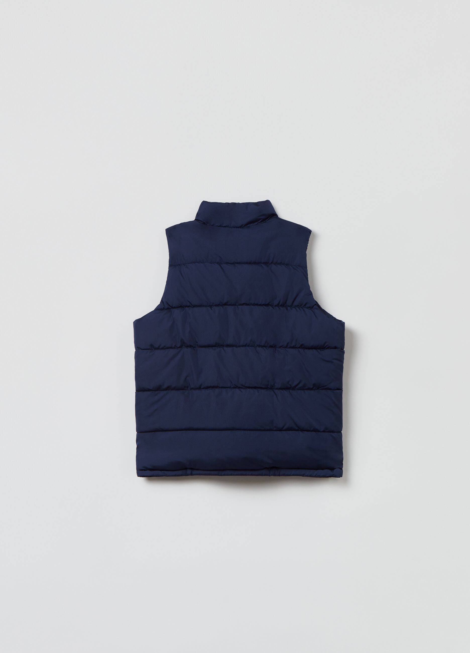 Gilet trapuntato full-zip_1