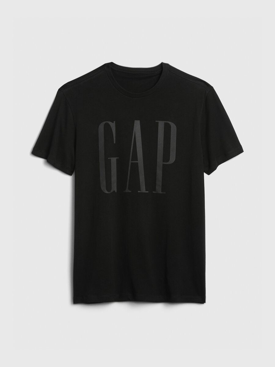 Cotton T-shirt with maxi logo print Man_2