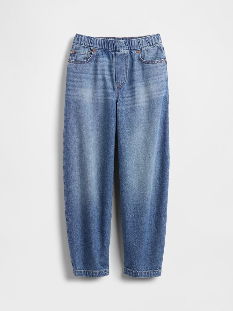 Jeans denim in puro cotone Bambino_3