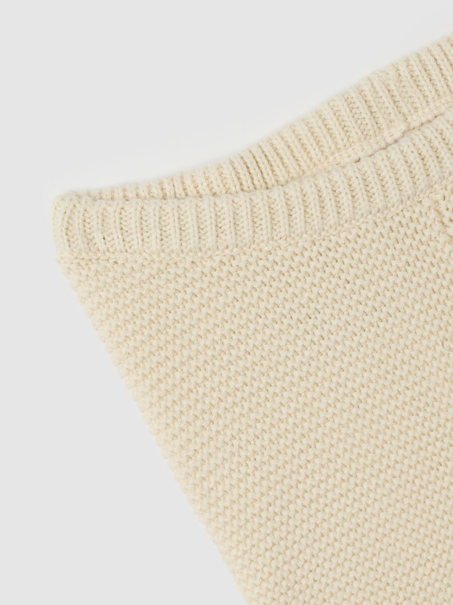 Pantaloni in cotone tricot Neonato_3