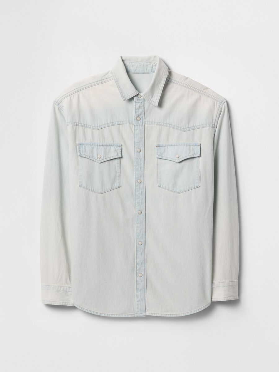 OVS Denim Shirt Man_4