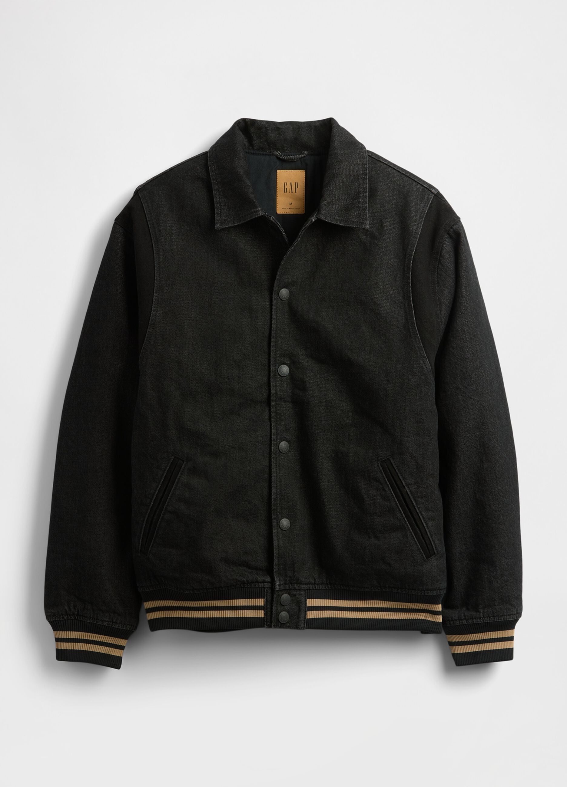 Men's Black Cotton Jacket