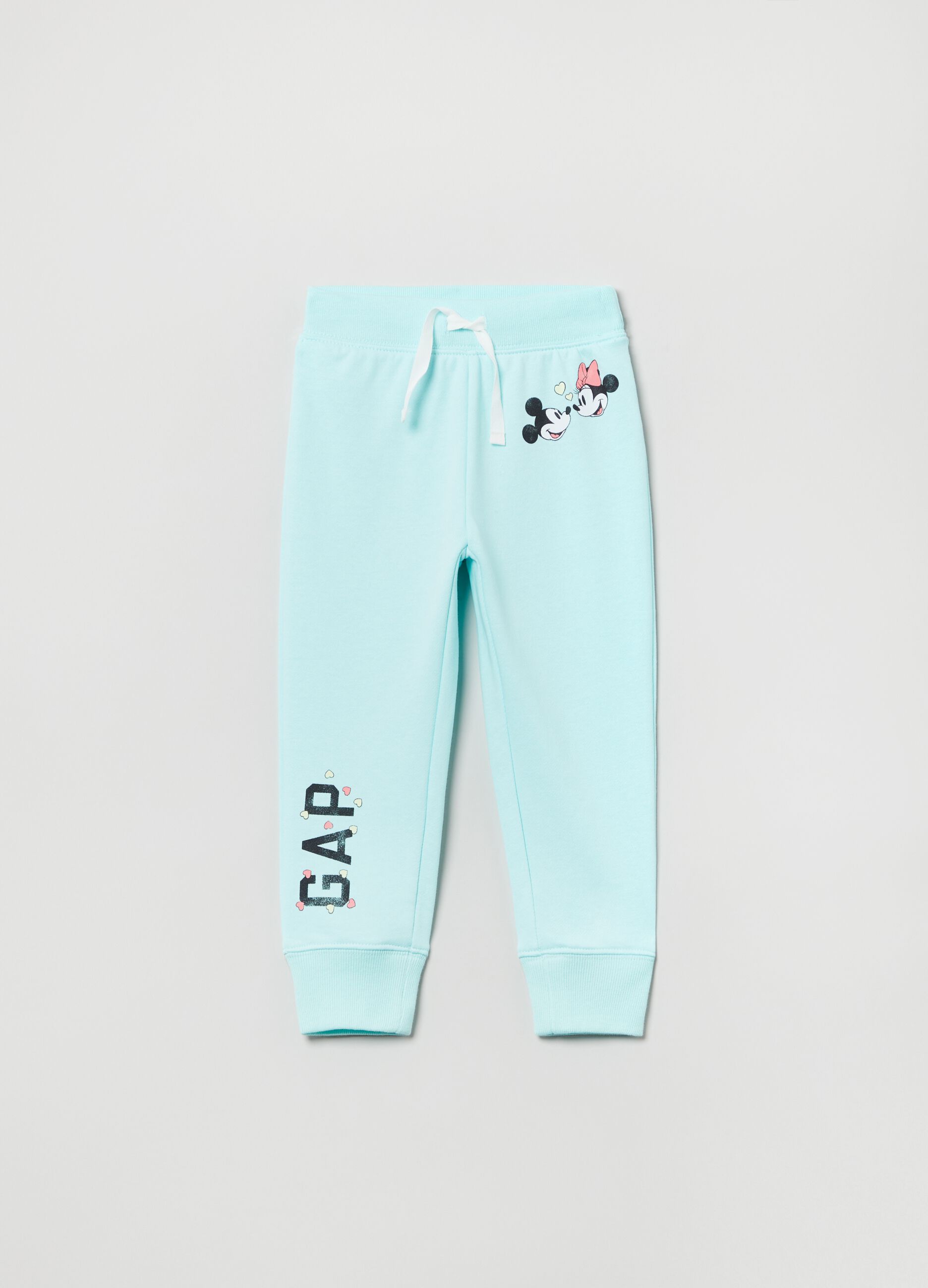 Joggers with Disney Mickey and Minnie Mouse print