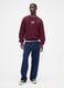 Felpa bordeaux girocollo_2