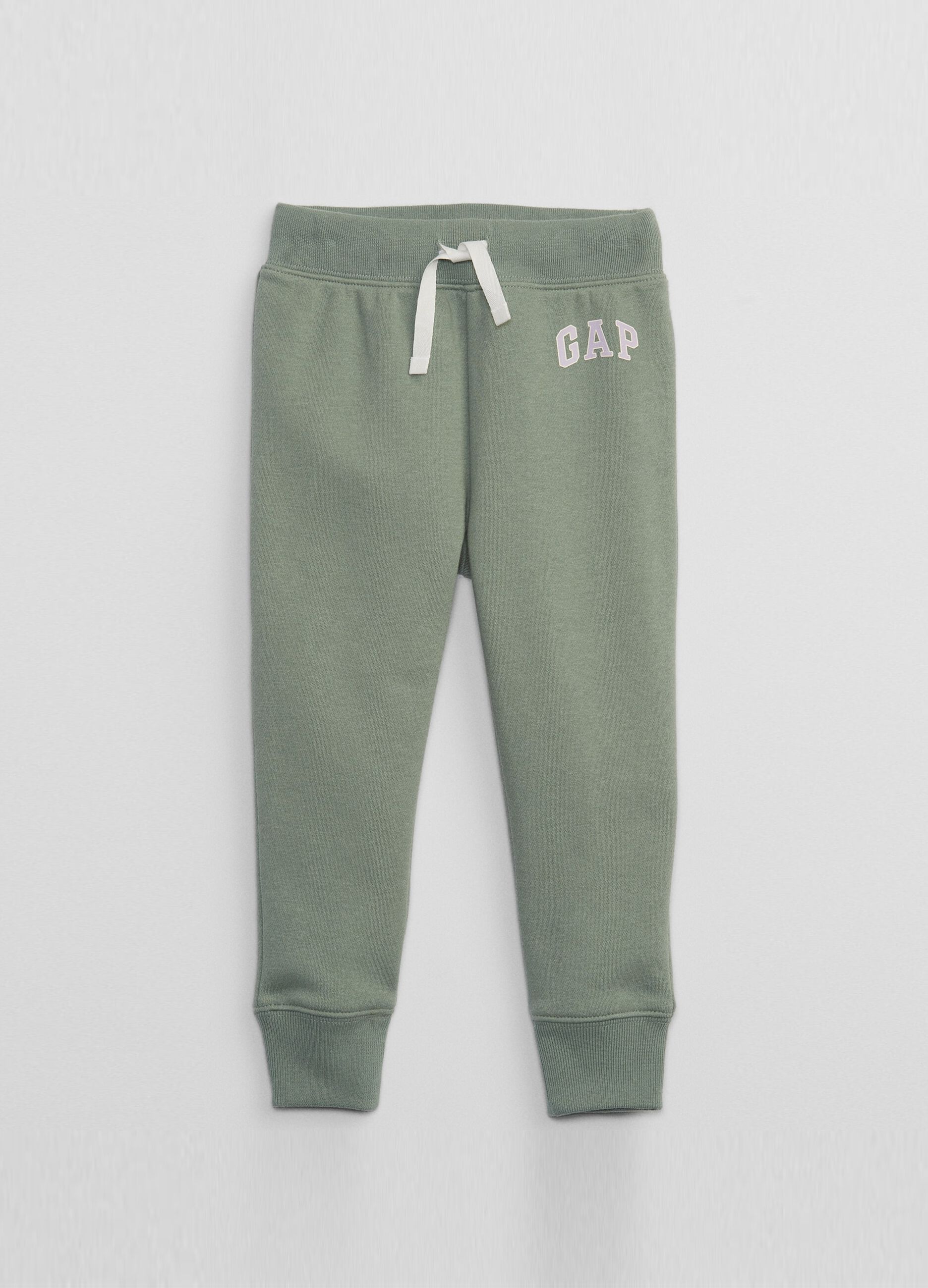Plush joggers with logo