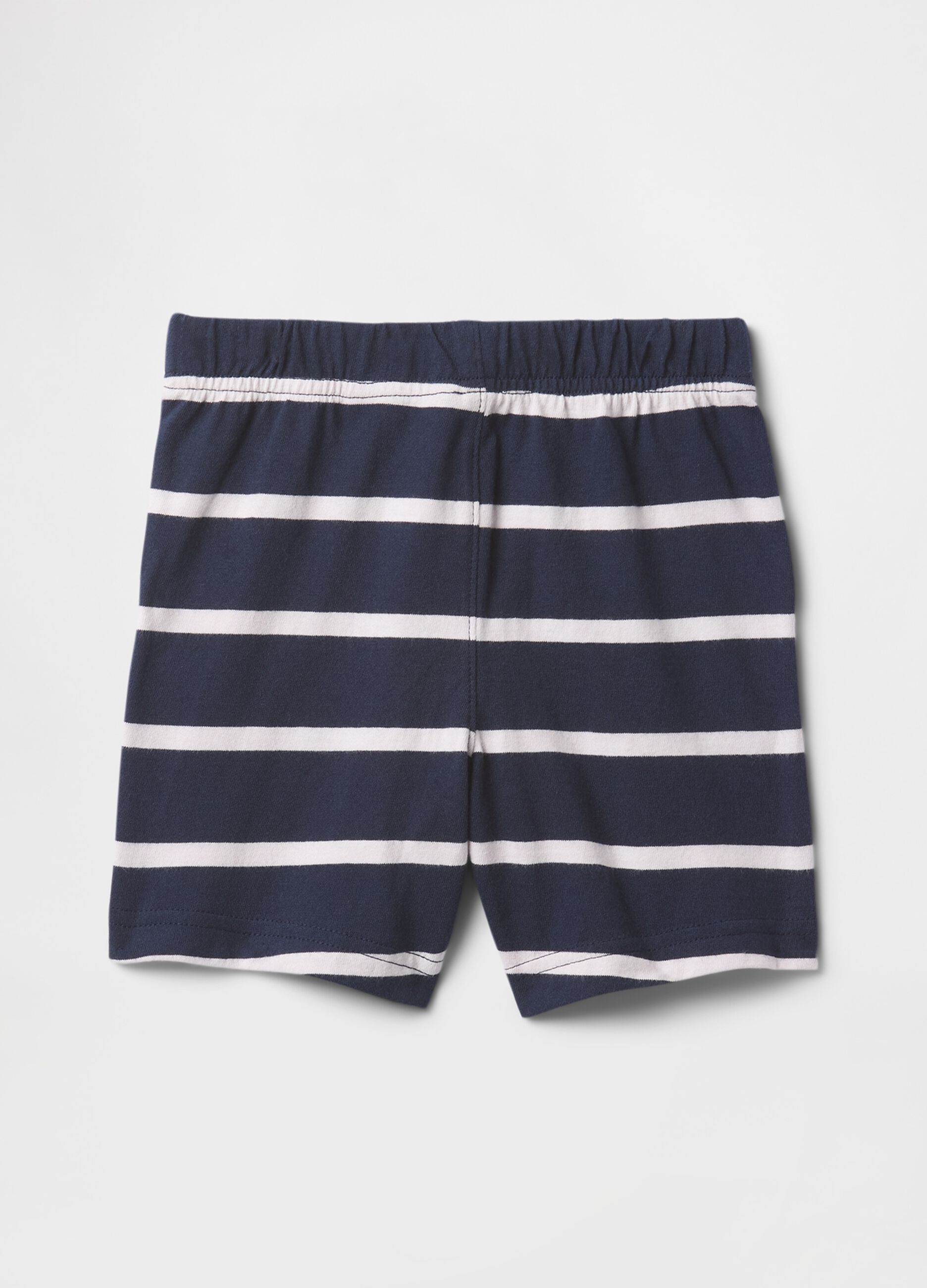 Pantaloncini a righe blu e bianche da bambino_1