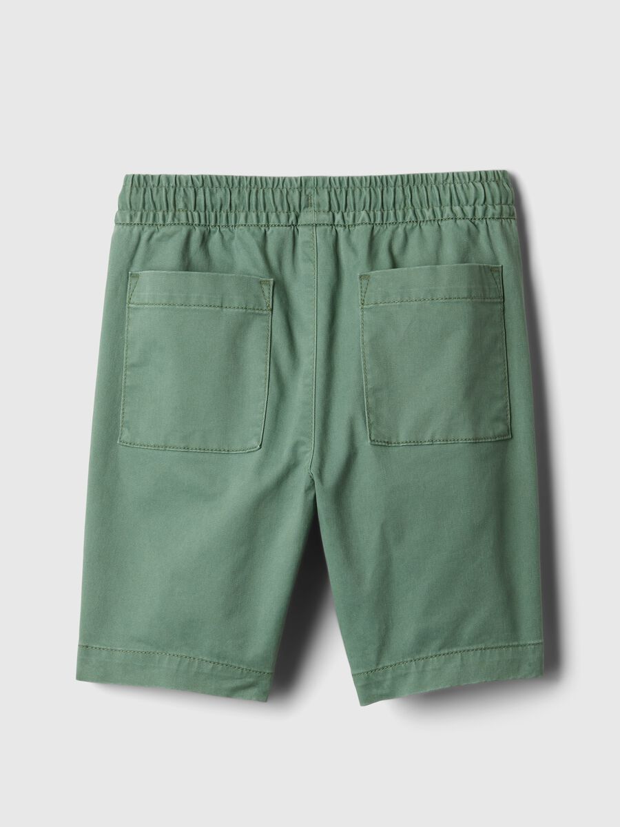 Bermuda in twill con coulisse Bambino_4