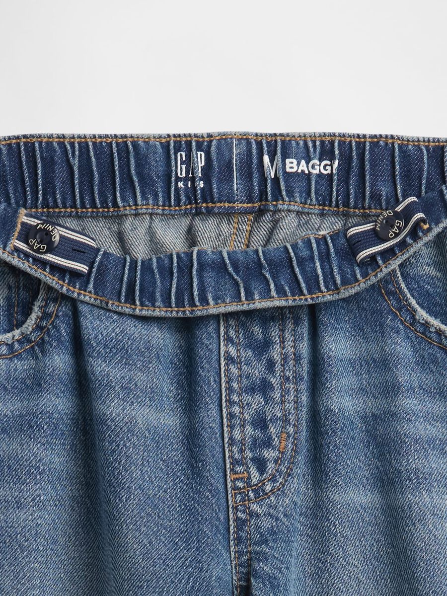 Jeans ampi in denim per bambina Bambina_4