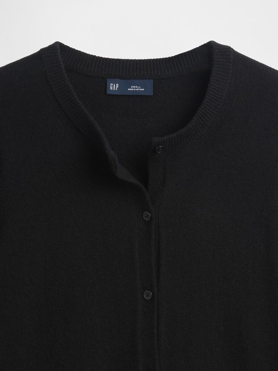 Cardigan nero da donna Donna_4