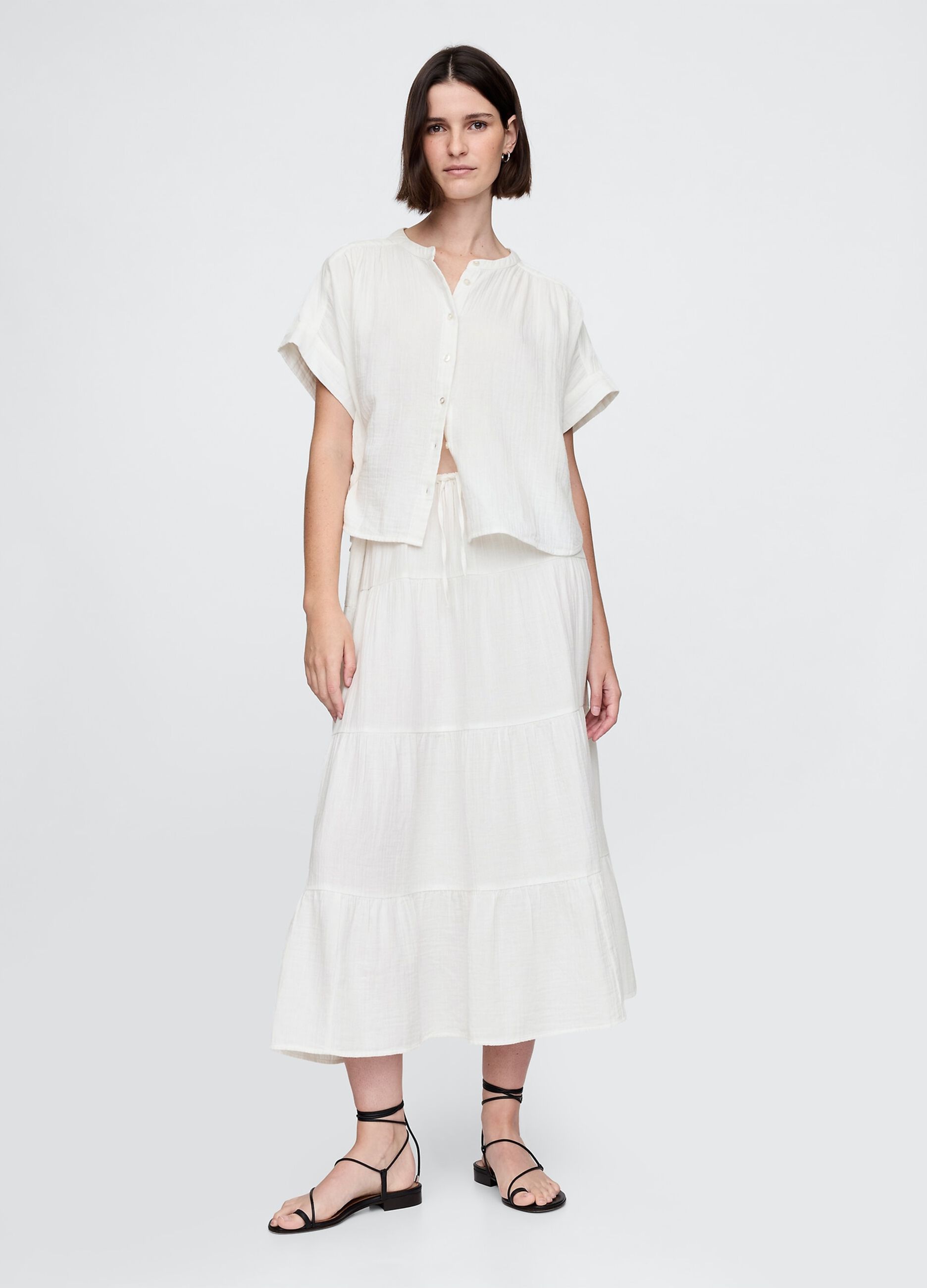 Camicia leggera bianco in tessuto_2