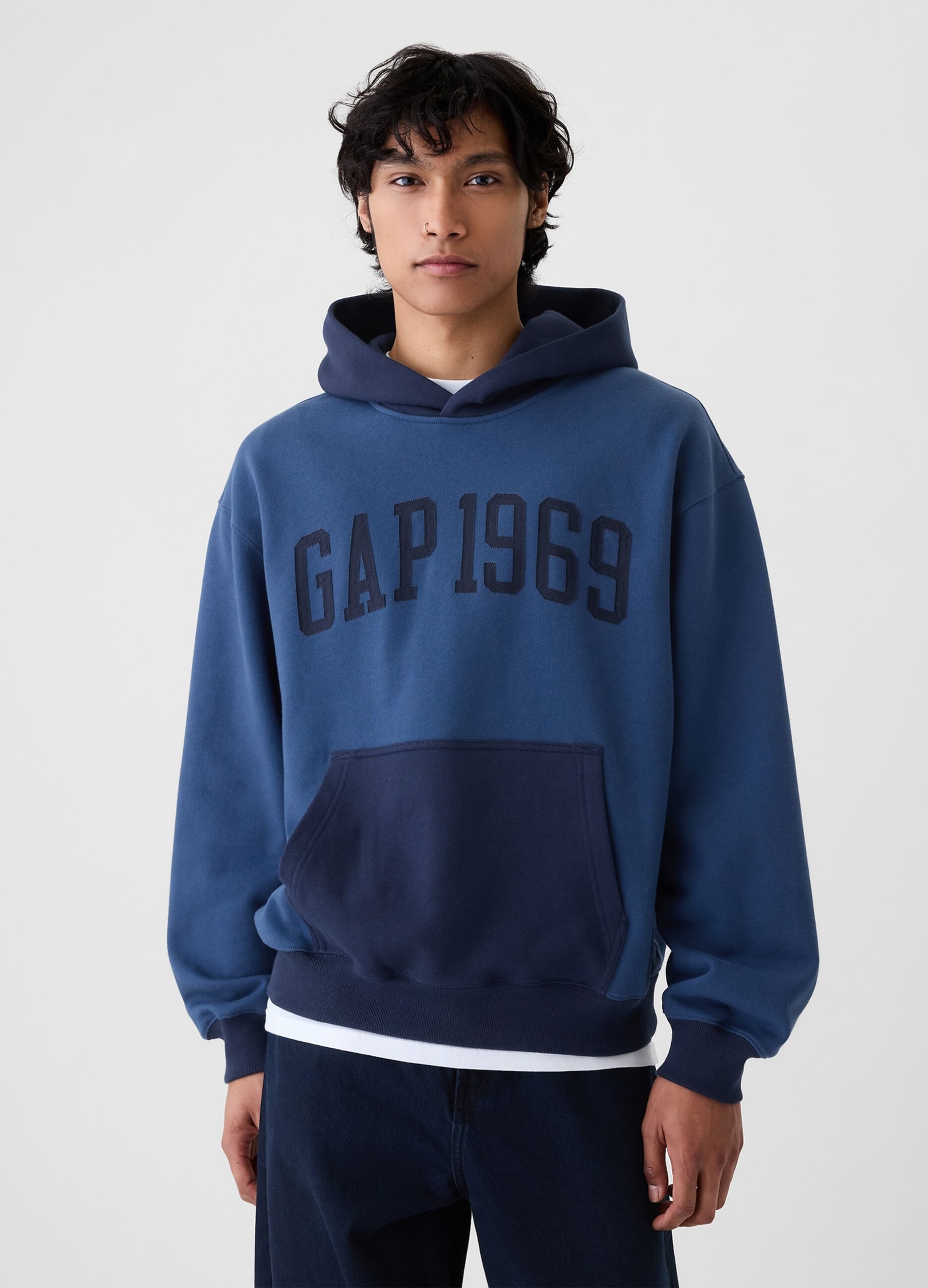 Hoodie with logo print