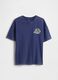 T-shirt a maniche corte in puro cotone_0