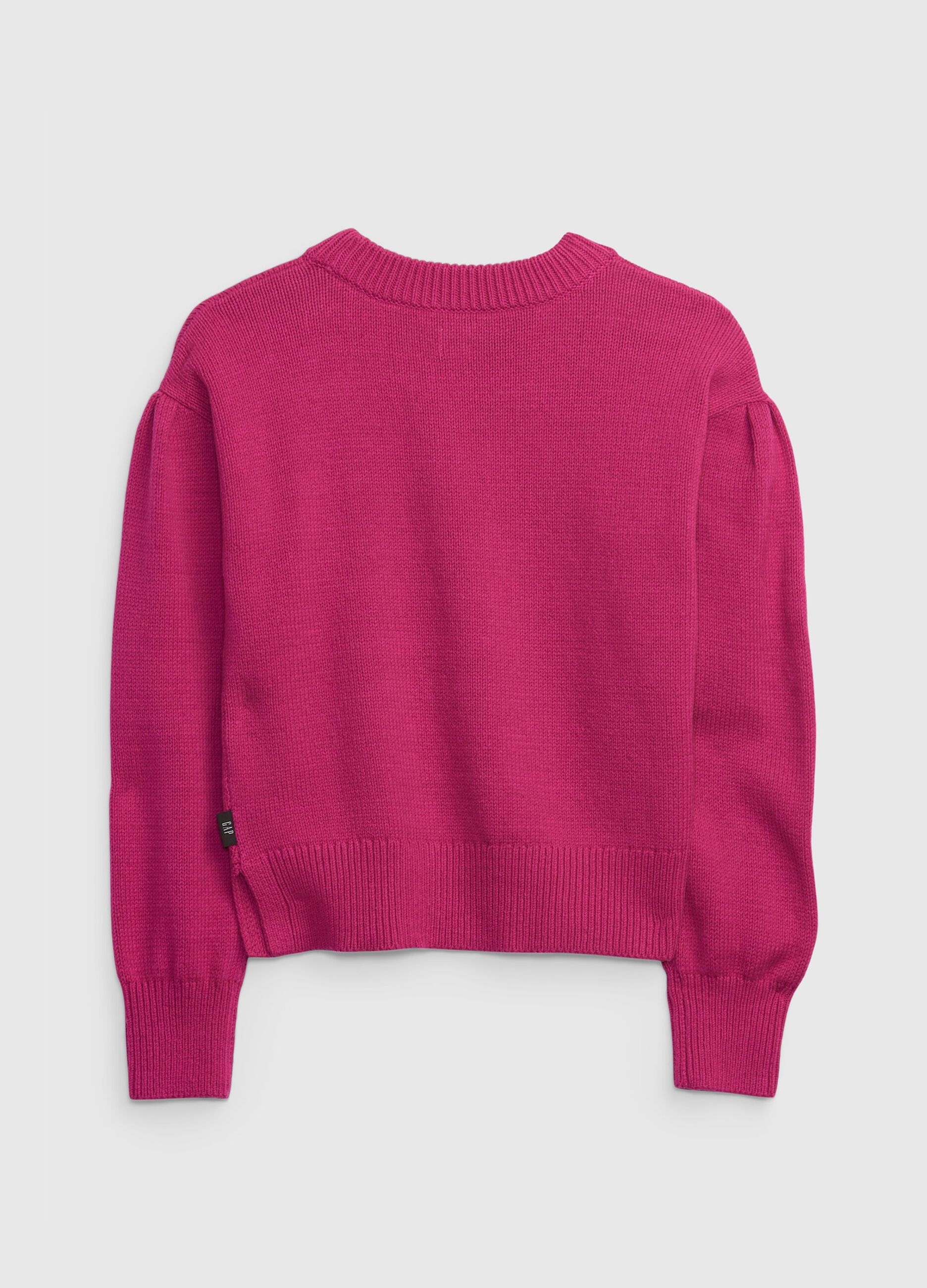 Smiley® pullover with puff sleeves_1