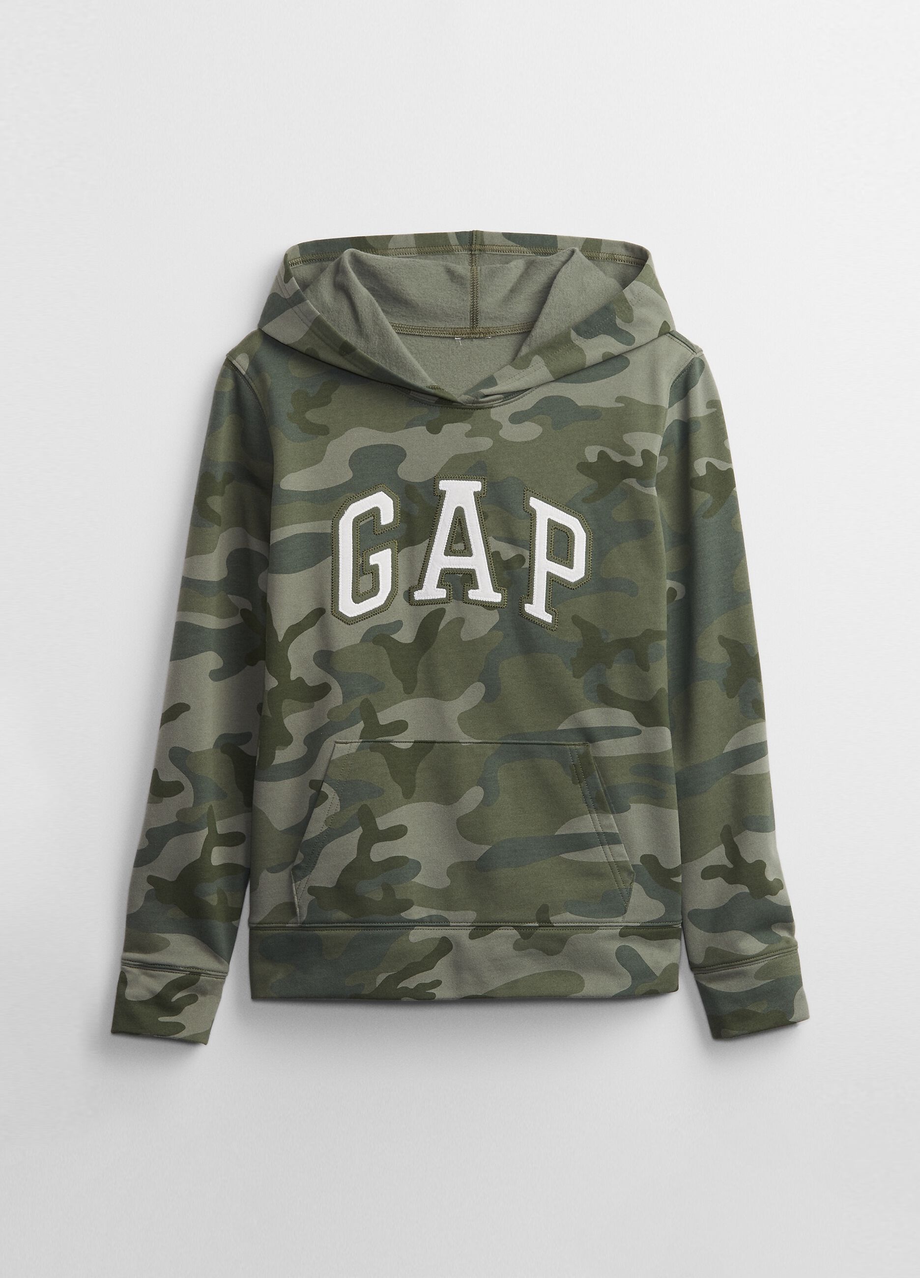 Camo hoodie with embroidered logo_4