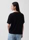 T-shirt a maniche corte in misto lino_1