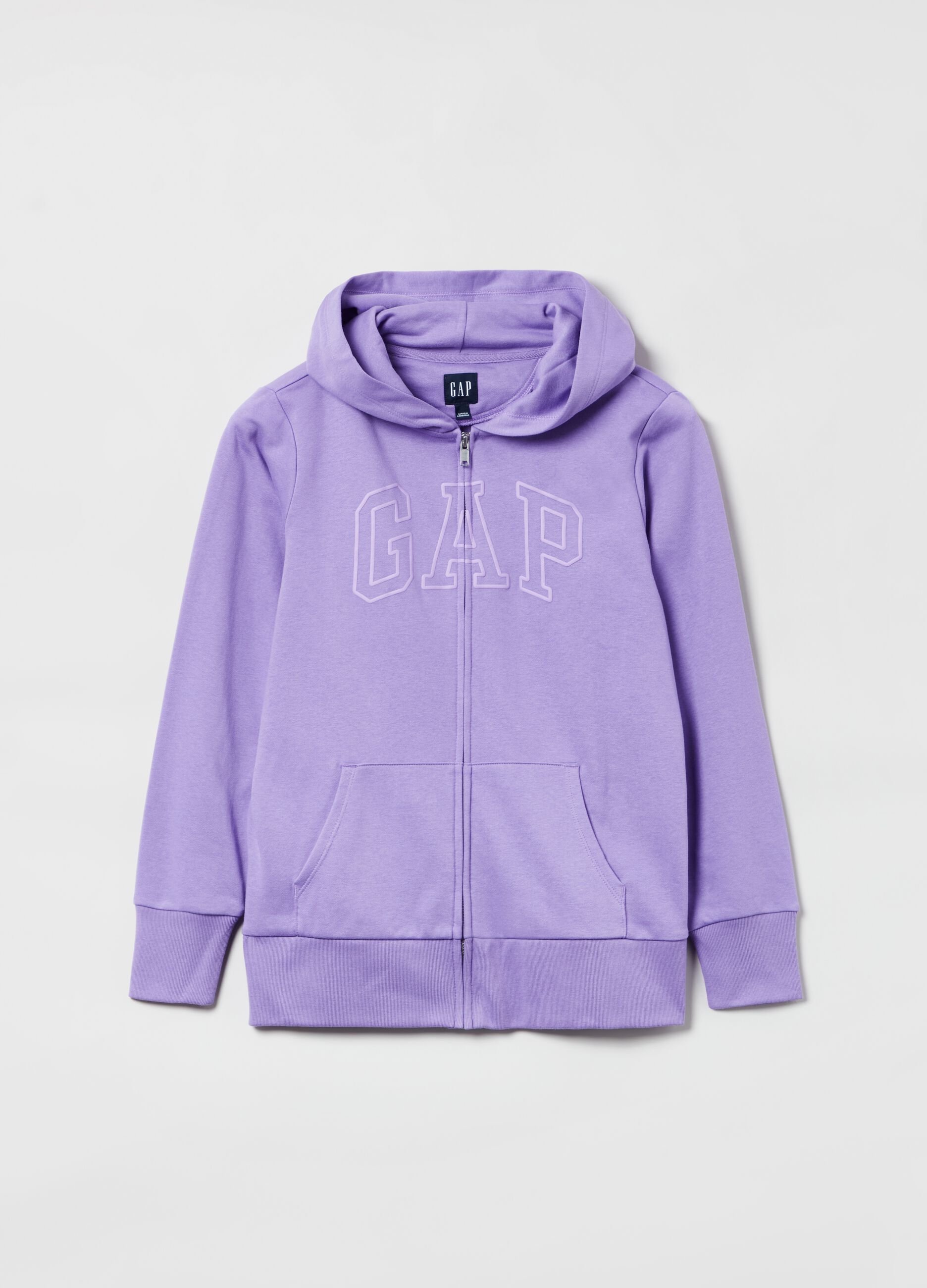 French terry sweatshirt with embossed logo_1
