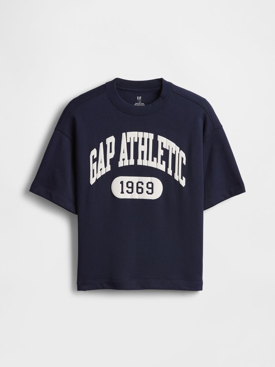 T-shirt blu scuro GAP ATHLETIC 1969 Boy_0