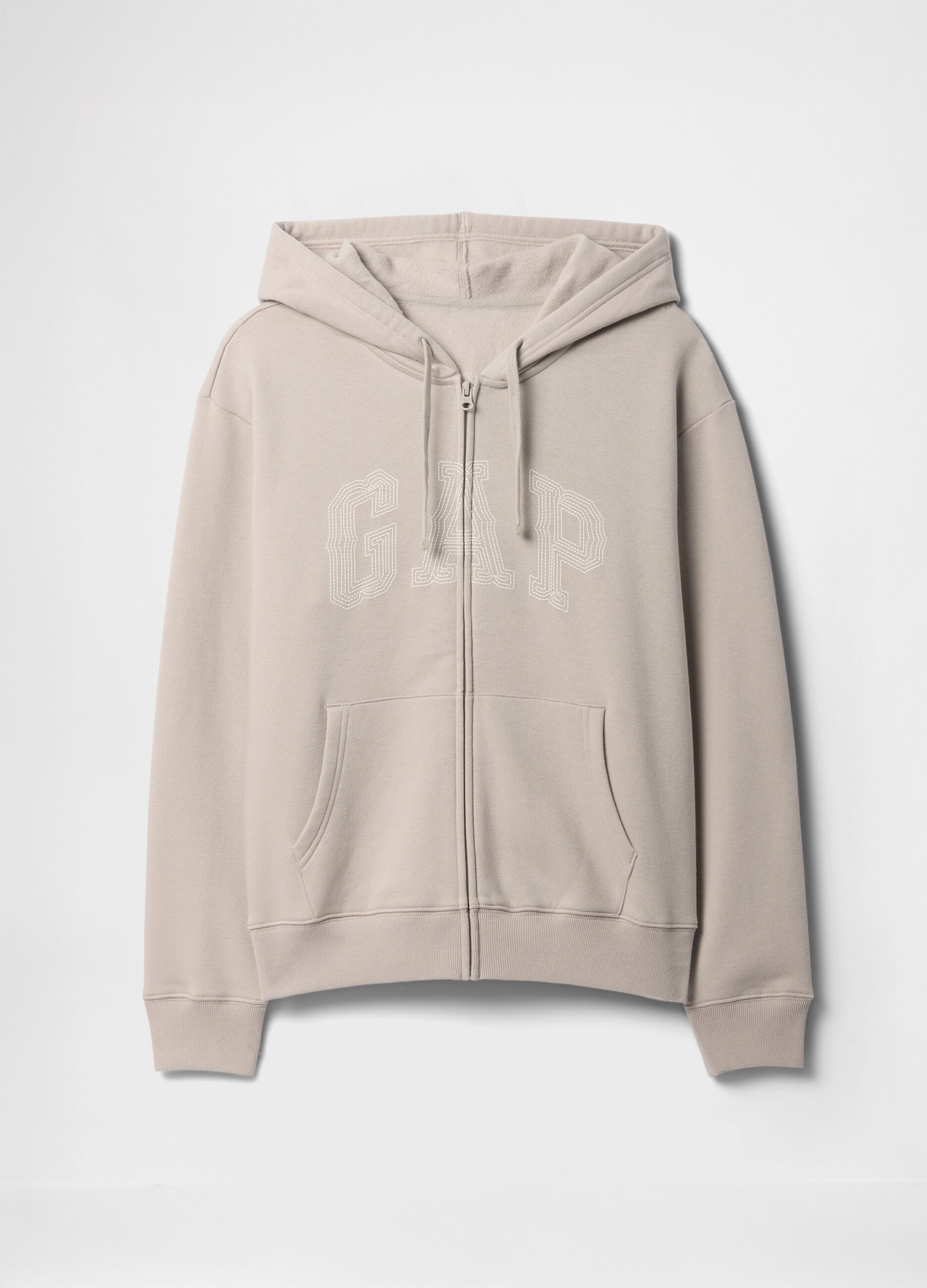 Felpa con cappuccio e full-zip