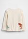 T-shirt a maniche lunghe con grafica dinosauri_1