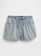 Pure cotton denim shorts_3