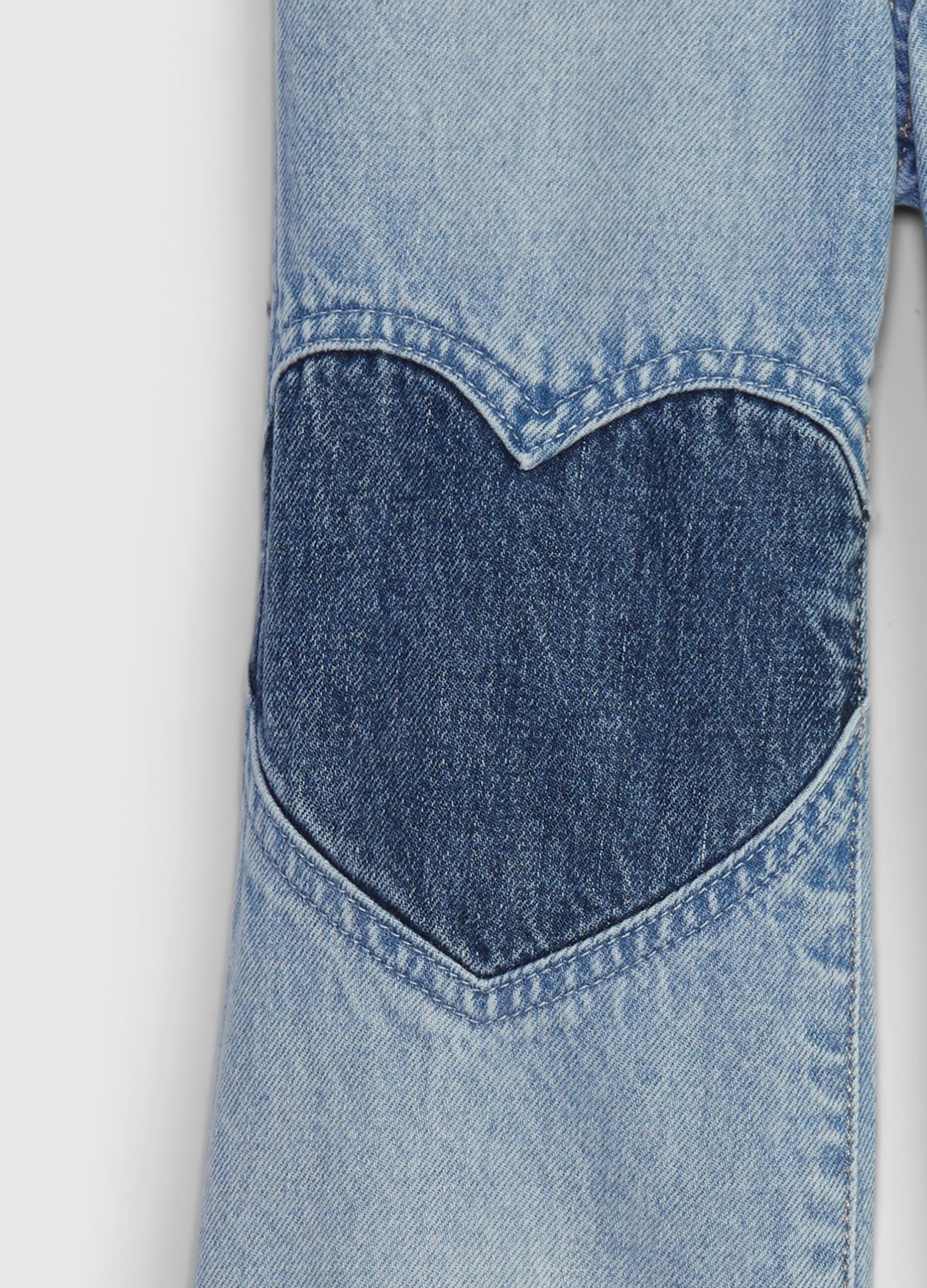 Wide-leg stride jeans with hearts embroidery_4