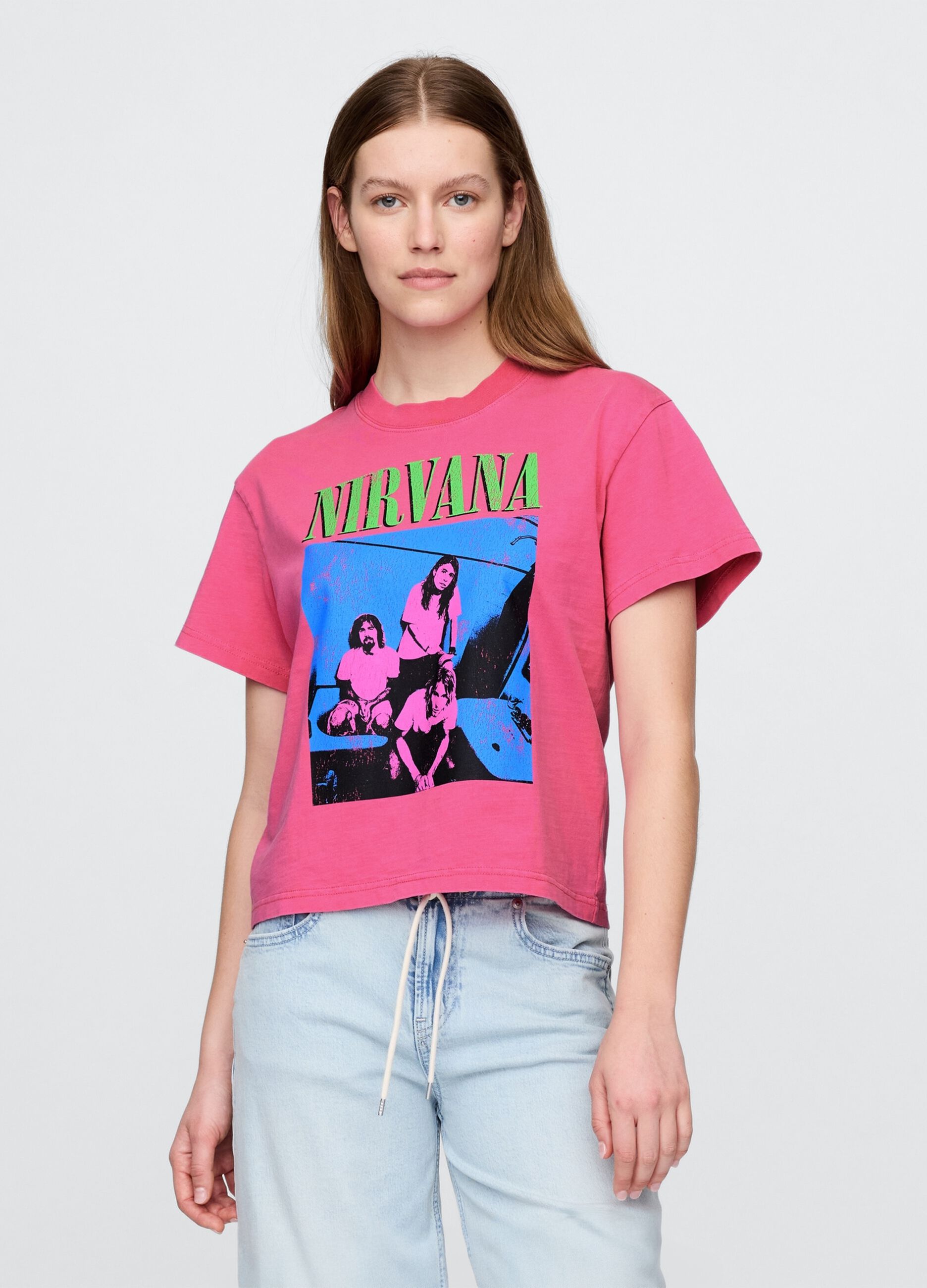 Cotton T-shirt with print