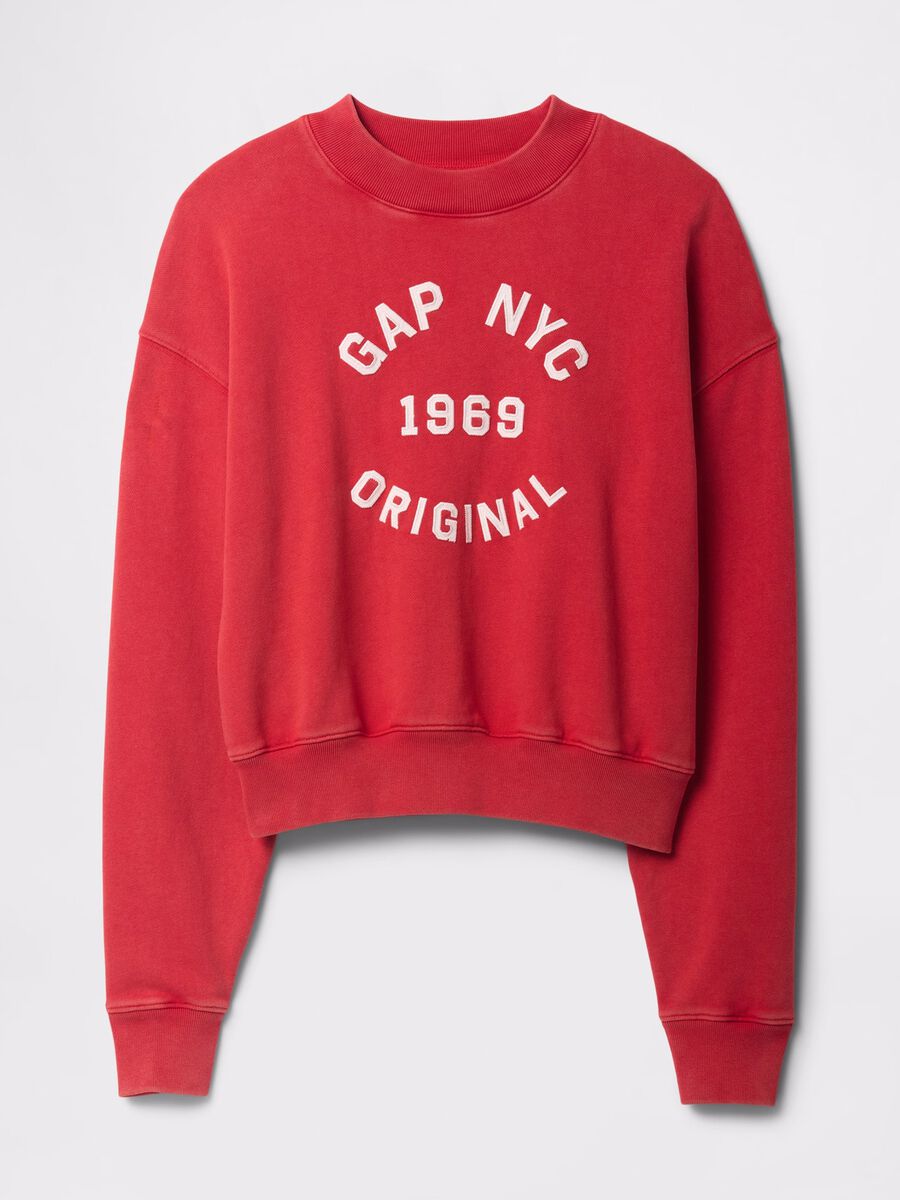 Felpa rossa Gap NYC 1969 Original Donna_3