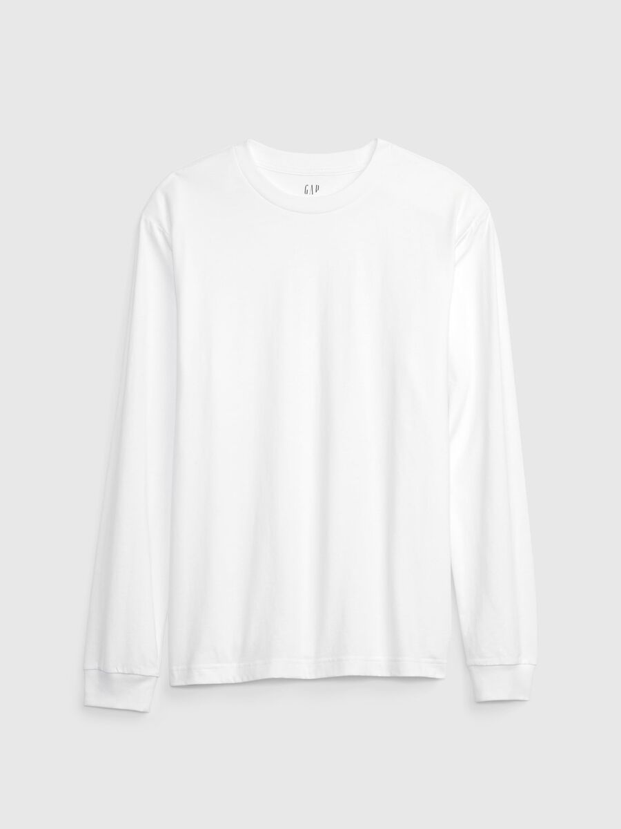 T-shirt a maniche lunghe in cotone bio Uomo_2